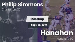 Matchup: Philip Simmons High  vs. Hanahan  2019