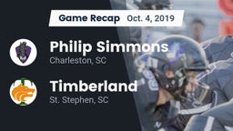 Recap: Philip Simmons  vs. Timberland  2019