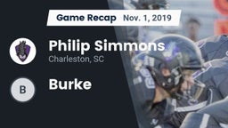 Recap: Philip Simmons  vs. Burke 2019