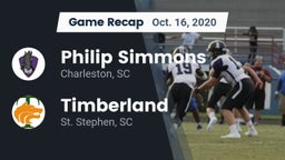 Recap: Philip Simmons  vs. Timberland  2020