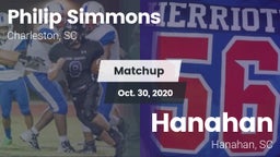 Matchup: Philip Simmons High  vs. Hanahan  2020