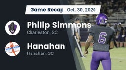 Recap: Philip Simmons  vs. Hanahan  2020