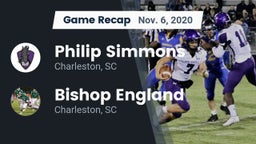 Recap: Philip Simmons  vs. Bishop England  2020