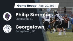 Recap: Philip Simmons  vs. Georgetown  2021