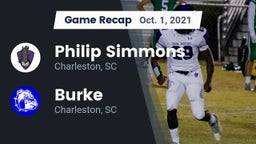 Recap: Philip Simmons  vs. Burke  2021