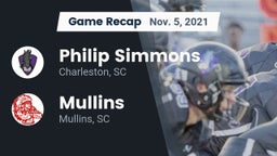 Recap: Philip Simmons  vs. Mullins  2021