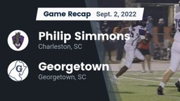 Recap: Philip Simmons  vs. Georgetown  2022