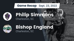Recap: Philip Simmons  vs. Bishop England  2022