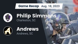 Recap: Philip Simmons  vs. Andrews  2023