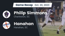 Recap: Philip Simmons  vs. Hanahan  2023