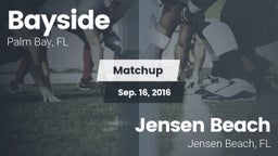 Matchup: Bayside  vs. Jensen Beach  2016