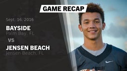 Recap: Bayside  vs. Jensen Beach  2016