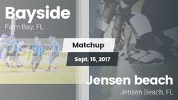 Matchup: Bayside  vs. Jensen beach  2017