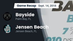 Recap: Bayside  vs. Jensen Beach  2018