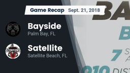 Recap: Bayside  vs. Satellite  2018