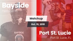 Matchup: Bayside  vs. Port St. Lucie  2018