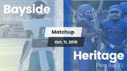 Matchup: Bayside  vs. Heritage  2019