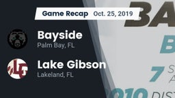 Recap: Bayside  vs. Lake Gibson  2019