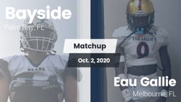 Matchup: Bayside  vs. Eau Gallie  2020