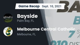 Recap: Bayside  vs. Melbourne Central Catholic  2021