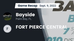 Recap: Bayside  vs. FORT PIERCE CENTRAL 2022