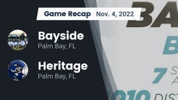Recap: Bayside  vs. Heritage  2022