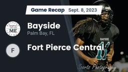 Recap: Bayside  vs. Fort Pierce Central  2023