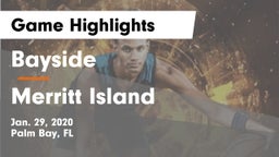 Bayside  vs Merritt Island  Game Highlights - Jan. 29, 2020