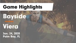 Bayside  vs Viera  Game Highlights - Jan. 24, 2020