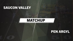 Matchup: Saucon Valley High vs. Pen Argyl  2015