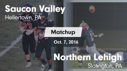 Matchup: Saucon Valley High vs. Northern Lehigh  2016