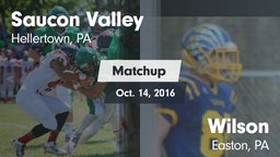 Matchup: Saucon Valley High vs. Wilson  2016