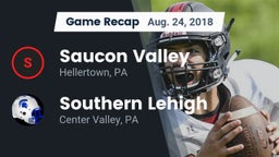 Recap: Saucon Valley  vs. Southern Lehigh  2018