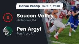 Recap: Saucon Valley  vs. Pen Argyl  2018