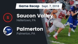 Recap: Saucon Valley  vs. Palmerton  2018