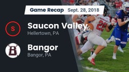 Recap: Saucon Valley  vs. Bangor  2018