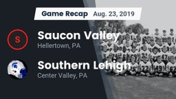 Recap: Saucon Valley  vs. Southern Lehigh  2019