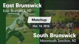 Matchup: East Brunswick vs. South Brunswick  2016