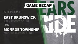 Recap: East Brunswick  vs. Monroe Township  2016