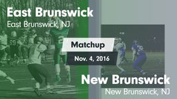 Matchup: East Brunswick vs. New Brunswick  2016