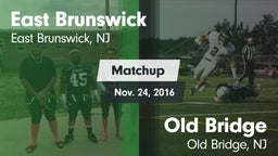 Matchup: East Brunswick vs. Old Bridge  2016