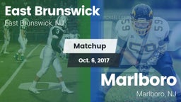 Matchup: East Brunswick vs. Marlboro  2017