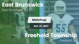 Matchup: East Brunswick vs. Freehold Township  2017