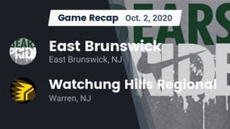 Recap: East Brunswick  vs. Watchung Hills Regional  2020