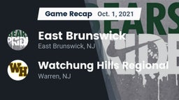 Recap: East Brunswick  vs. Watchung Hills Regional  2021