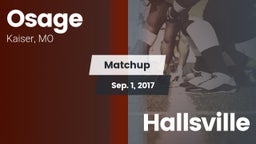 Matchup: Osage  vs. Hallsville 2017