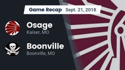 Recap: Osage  vs. Boonville  2018