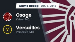 Recap: Osage  vs. Versailles  2018