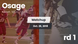Matchup: Osage  vs. rd 1 2018