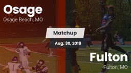 Matchup: Osage  vs. Fulton  2019